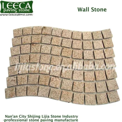 Plaza wavy paving stone