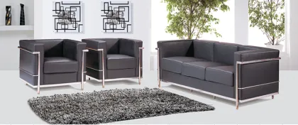 Leather Office Sofa Set, Cheap Office Sofa, Office Reception Sofa