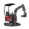 FREE SHIPPING mini small digger CE/EPA/EURO 5 wholesale compact mini excavators 1 ton prices with hammer auger for sale