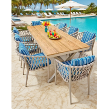 Modern Outdoor Aluminum Plastic Table