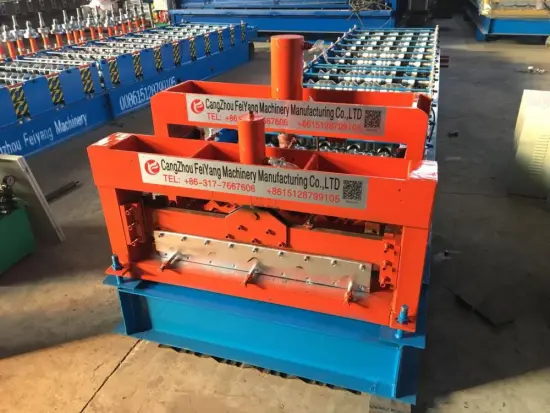 Galvanized metal glazed tile roofing panel sheet machine