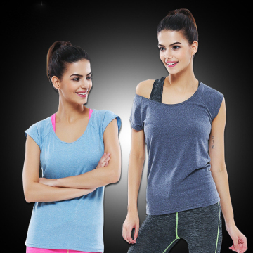 New design cotton hallow out sport women fitness tank top wholesale