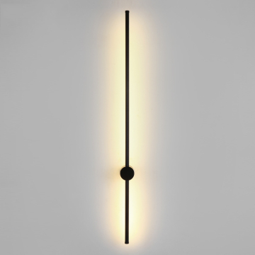 Ultra Simple Design Linear Black LED Wall Lamp Wall Light BY3001