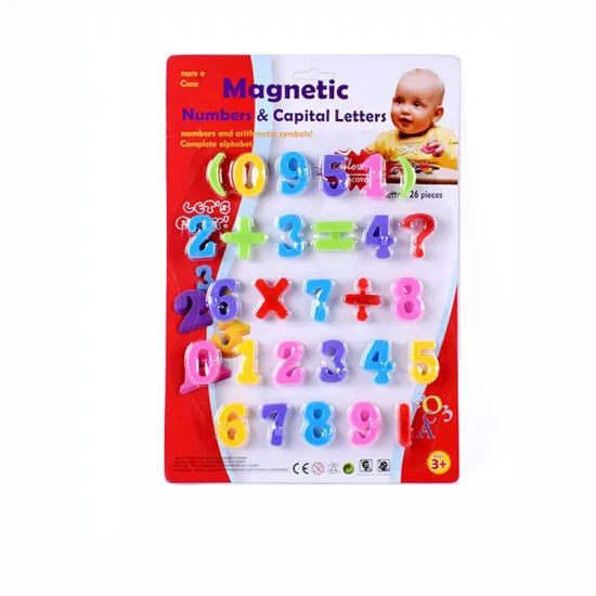 Learning Alphabets and Numbers Set: Educational Toys for Kids Featuring Magnetic Letters and Numbers