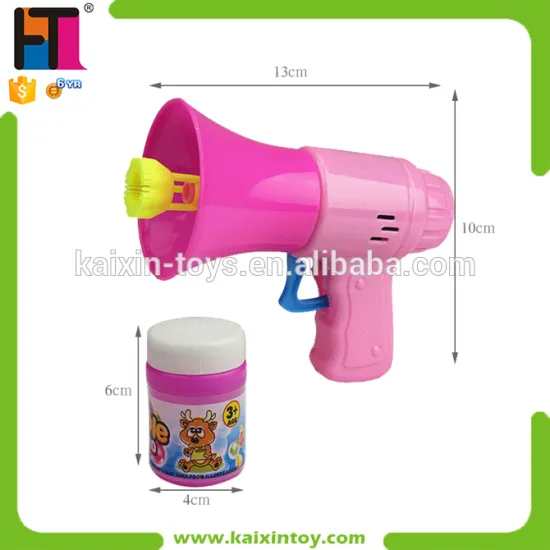 Promotion Plastic Toy Bubble Blower Gun