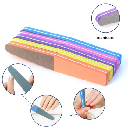 Gelsky Nail Supplier 3 Way Nail Buffer 3 In1 Sponge Nail Buffer