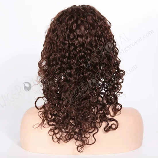 100 indian remy hair full hand tied curly full lace wig
