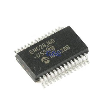 Asli ENC28J60-I/SS SSOP-28 Chip Pengontrol Ethernet dengan RAM 8KB dan GAE untuk dijual