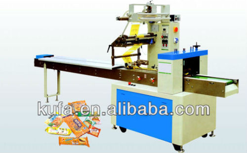 automatic multi-function pillow packing machine for biscuits and cakes and other food