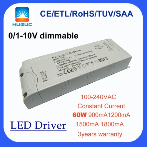 9-300W Metal/plastic/IP65 Aluminum Dimmable led driver