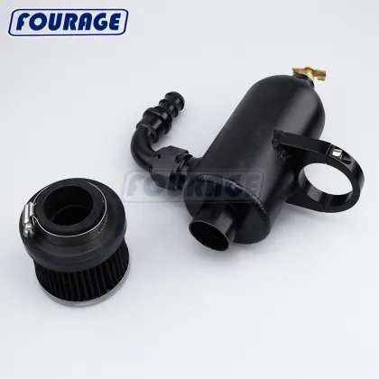 Fourage Dual Baffle Oil Catch Can Kit for Can-Am Maverick X3 Turbo 2017-2024