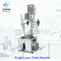 lab instrument single layer glass reactor for sale