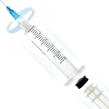 A Medical Disposable Syringe With A Needle