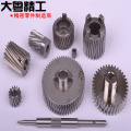 Komponen Sisip Helical Gear dan Cetakan Gear Worm