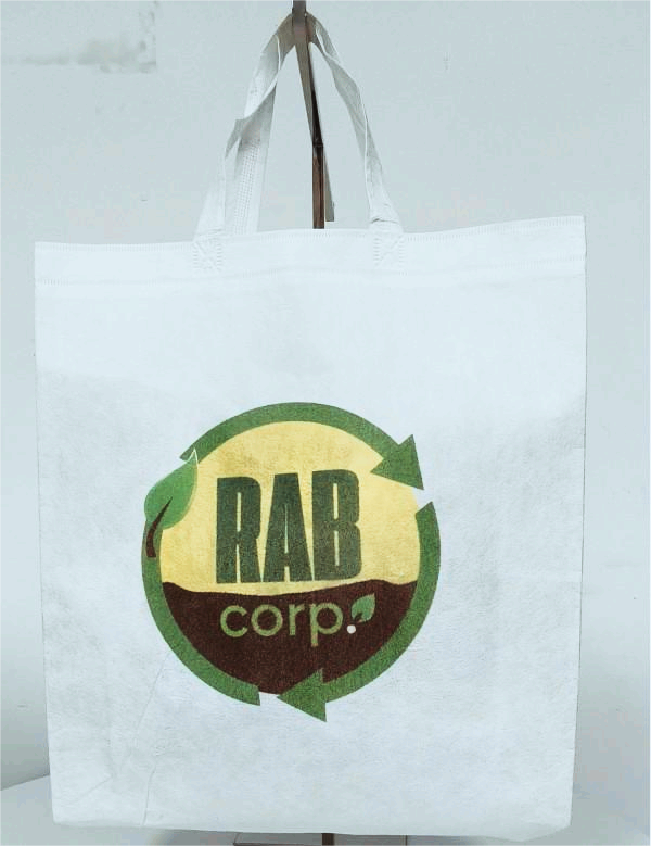 Biodegradable reusable non-woven shopping bags