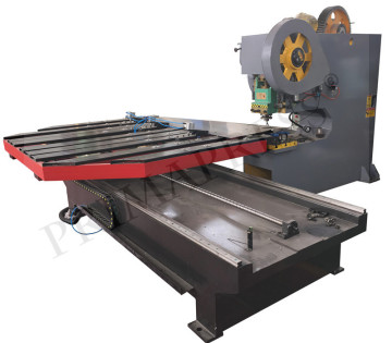 J21S 100ton Deep Throat Punching Machine Dengan Meja Makan Otomatis