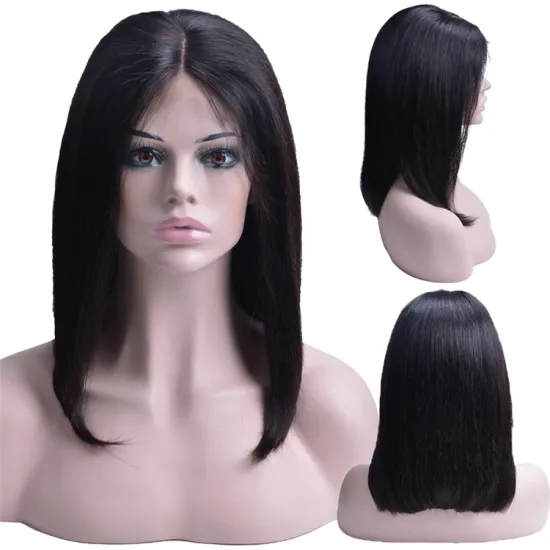 Wholesale Price 1b 8-16 InchStraight Short Bob brazilian Human Hair Transparent HD Lace Wigs Vendor 100% Virgin Huaman Hair Wigs