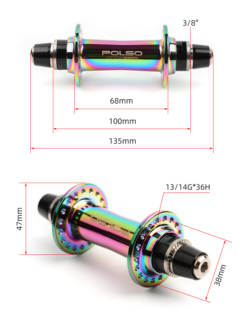 110mm BMX racing hub disc brake