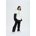 Skiwear women's single and double board hooded