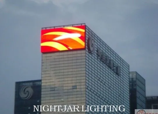 P25mm Single / Double / Full Color Outdoor Digital Led Display Screen For Advertisement