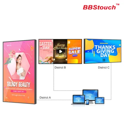 LCD lightbox advertising machine 32"-65"