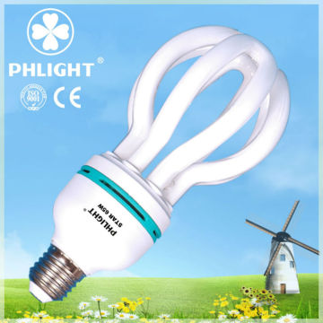 220v CFL 4U lotus energy saving lamp China