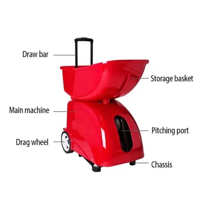 Smart Tennis Ball Feeder serving machine Robot Shooting Automatic Remote Control Training Equipment