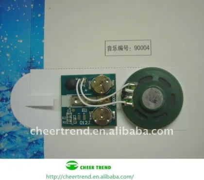 audio card sound for greeting card