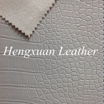 China Wholesale Crocodile Sofa Leather, White Crocodile Leather
