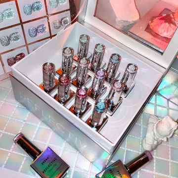 Silberreflexionsedisco -Gel -Nagellack mit kundenspezifischem Logo - 120 Farben