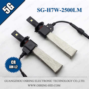 OSRING 5G H7 LED HEADLIGHT 6500K CR CHIP 20W 2500LM WATERPROOF H7 LED CAR HEADLIGHT HIGH QUALITY
