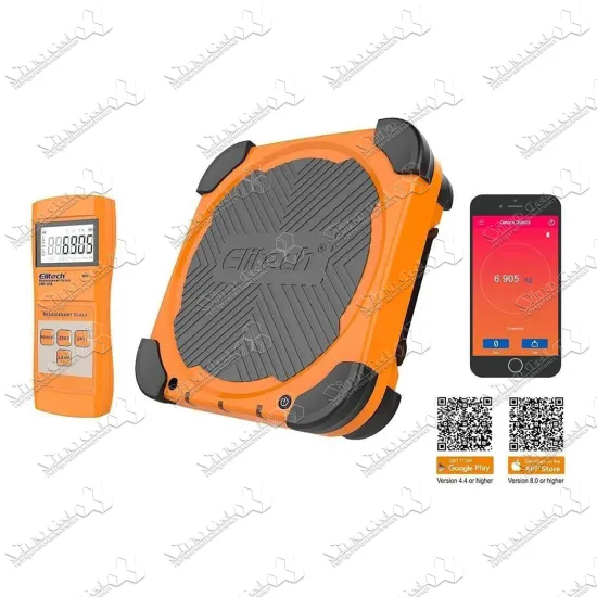 Elitech LMC-210 Wireless Refrigerant Scale for Freon Charging - 220 lbs/100kgs
