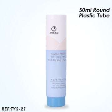 50ml Plastic Round Tube With Screw Cap 