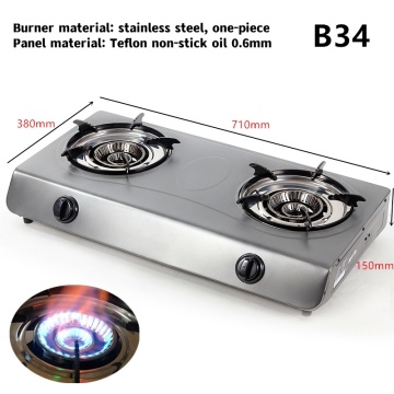 Panel Gas Cooktops Double Burners