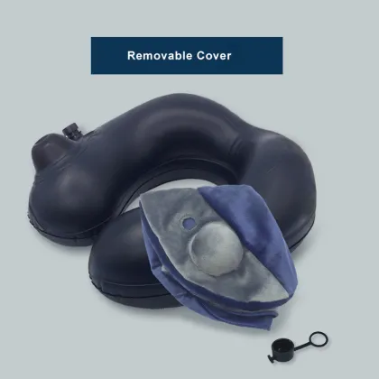 Travel Comfort Kit: Velvet Pillow, Eye Mask, and Earplugs