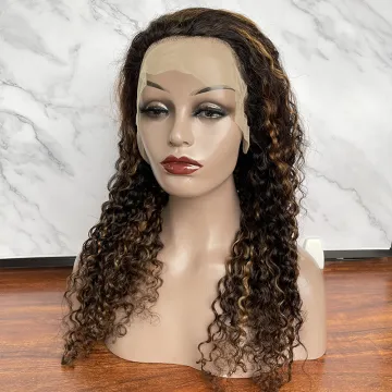 Body wave 4/27 colored wigs highlight wig, 100 human natural hair wigs, 13X4 Ombre frontal lace wig 100% human hair