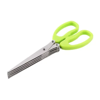 Wholesale Multi-functional 6-in-1 Stainless Steel Meat and Vegetable Cutting Kitchen Shears