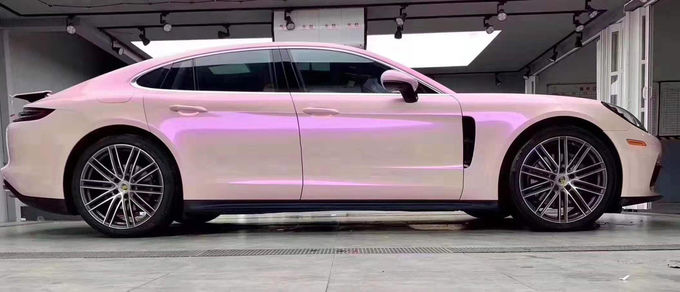 Candy Pink Color Shifting Vinyl Wrap PVC sintético PVC 2