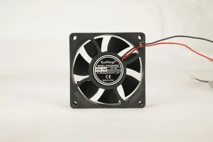 12/24V  Sleeve/Ball Bearing Black DC Cooling Fan