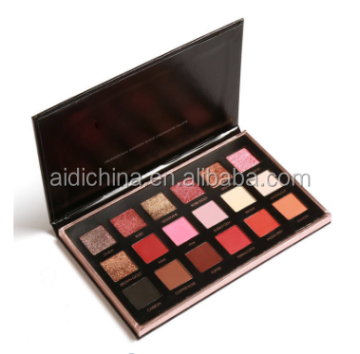 16-Color Private Label Eyeshadow Palette - Glitter & Matte Finishes