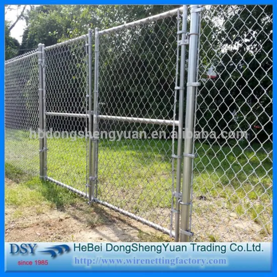 Chain Link Fence Panels /Cheap cattle panels high quality galvanized chain link wire mesh fence for sale