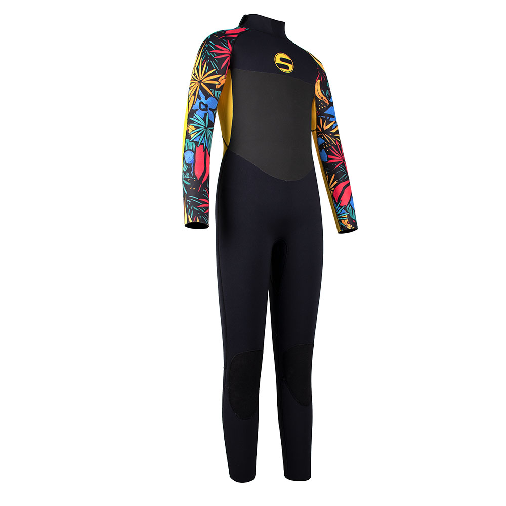 Zeegeten kinderen eco neopreen roze surfen wetsuits