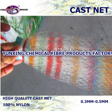 amercian style cast net fishing