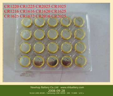 Button Cell Battery Cr1220 3V 38mAh Cr2016 3V Lithium Button Cells for Watch Battery Cr1025 Cr1216 Cr1225 Cr 1616 Cr1620 Cr1625 Cr1632 Cr2016 Cr2025 Cr2030 3.0
