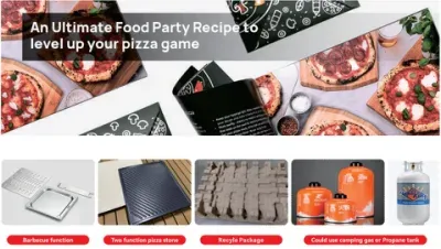 Gas Pizza Oven Table Top Pizza Oven