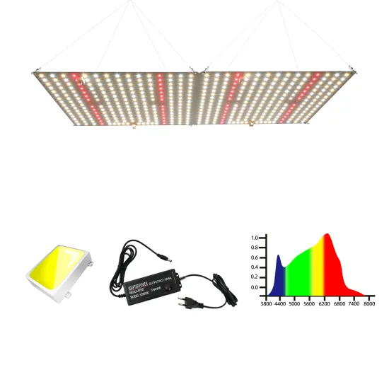 1200Watts Full Spectrum Dimmable LED Grow Light for Indoor Hydroponics