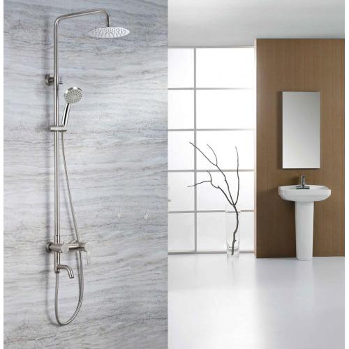 304 Stainless Steel Shower Set 3-Function Shower 304 Stainless Steel Bathroom Shower Set Factory