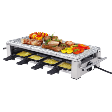 Large marble BBQ grill Metal body grill