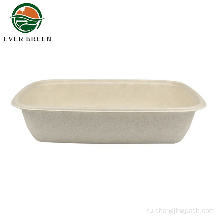 Горячая продажа одноразовая биоразлагаемая пищевая коробка Bagasse Bagasse