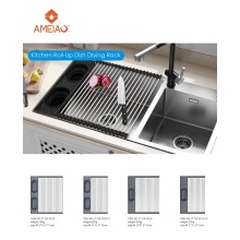 Meiao Kitchen Roll-up Dish Drying Rack